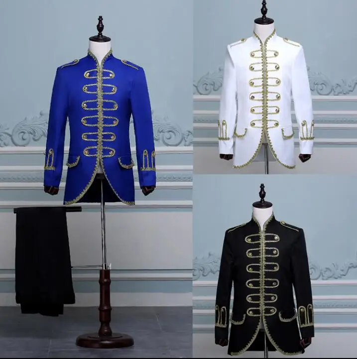 men suit set with pants 2020 Singer star style dance stage royal clothing for mens tuxedo wedding suits groom formal dress
men suit set with pants 2020 Singer star style dance stage royal clothing for mens tuxedo wedding suits groom formal dress