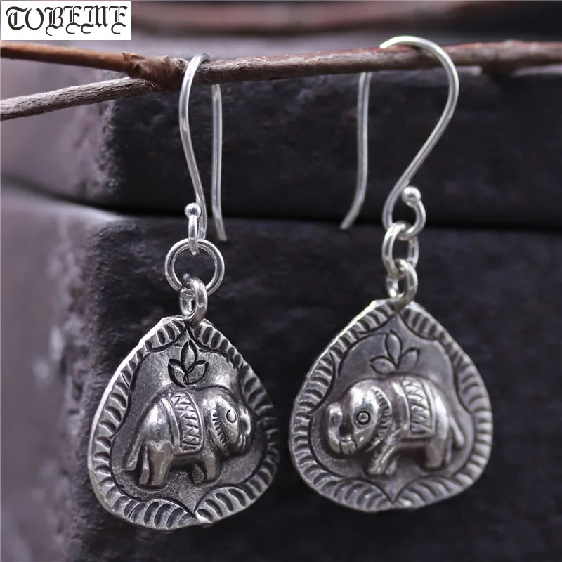 Handcrafted 100% 925 Silver Elephant Earrings Thailand Silver Women Earrings Pure Silver Bohemia Drop Earrings Good Luck
Handcrafted 100% 925 Silver Elephant Earrings Thailand Silver Women Earrings Pure Silver Bohemia Drop Earrings Good Luck