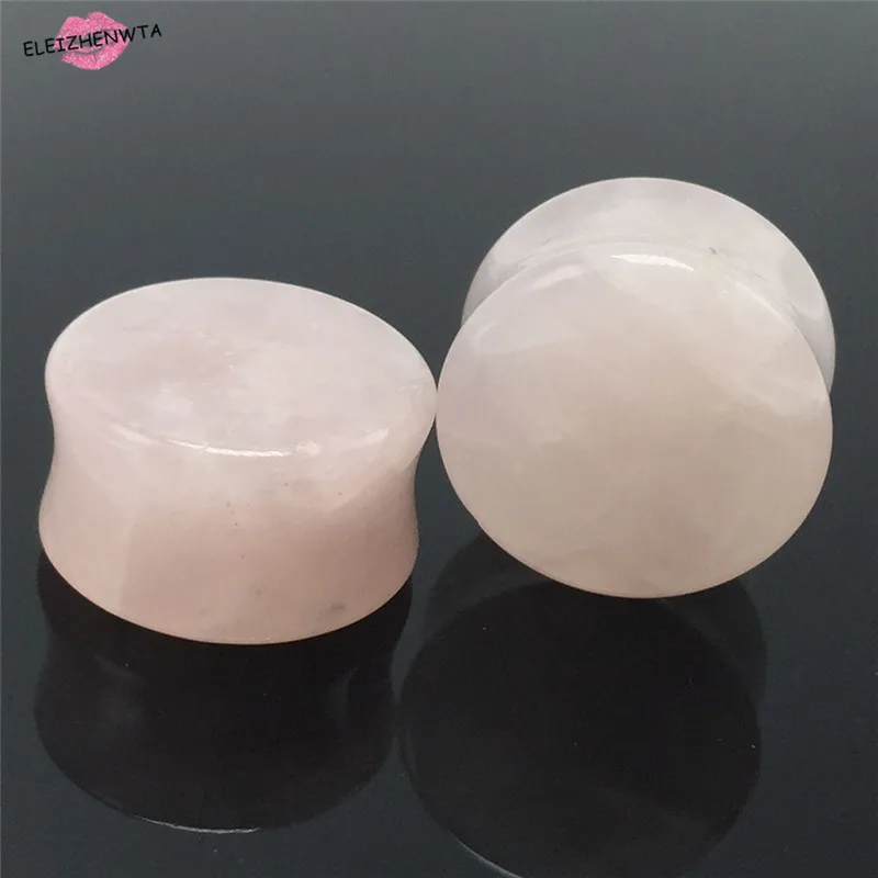 ELEIZHENWTA 1 pcs Baby Pink Quartzs tone ear tunnels ear gauges body jewelry piercing expander Guages Flared Plug
ELEIZHENWTA 1 pcs Baby Pink Quartzs tone ear tunnels ear gauges body jewelry piercing expander Guages Flared Plug