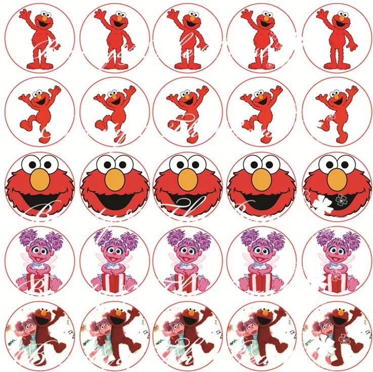 Sesame Street Elmo and Abby Sticker Baby Shower Cupcake Toppers Birthday Party Decorations Kids Sticker Label for Birthday
Sesame Street Elmo and Abby Sticker Baby Shower Cupcake Toppers Birthday Party Decorations Kids Sticker Label for Birthday