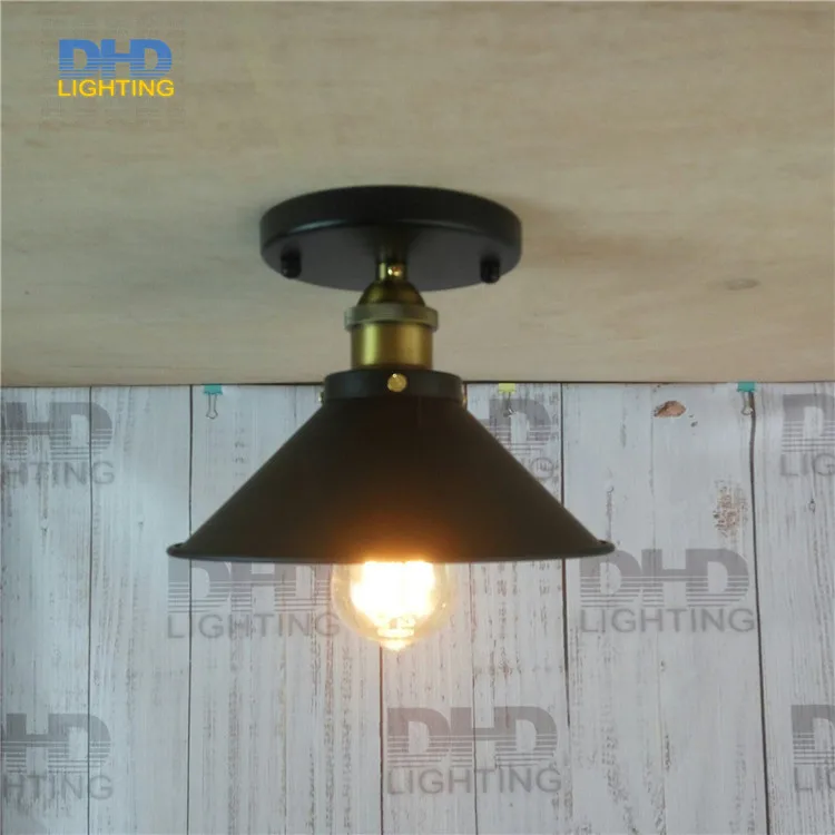 Free shipping Retro indoor lighting E27 220mm iron shade brass thread socket ceiling light fixture Edison filament lamp fixture
Free shipping Retro indoor lighting E27 220mm iron shade brass thread socket ceiling light fixture Edison filament lamp fixture