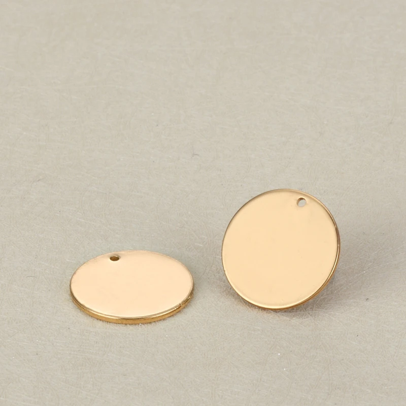 Выгравированная Лазерная Charm 20mm из нержавеющей стали с вашим собственным