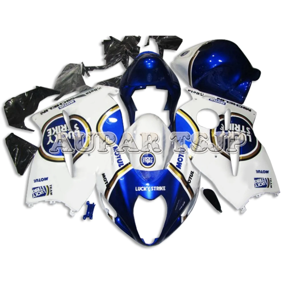 Lucky Strike Blue White Cowlings Include Tank and Seat Cover For Suzuki GSXR1300 Hayabusa Generation ONE 1997 - 2007 Hulls New
Lucky Strike Blue White Cowlings Include Tank and Seat Cover For Suzuki GSXR1300 Hayabusa Generation ONE 1997 - 2007 Hulls New