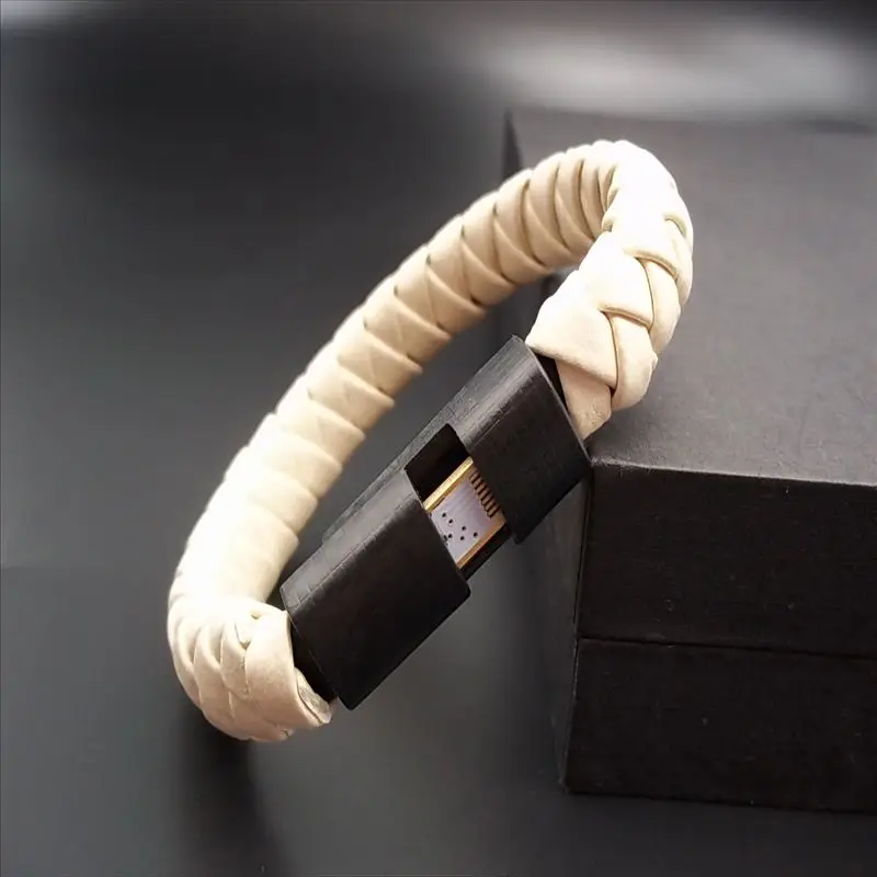 Personalized fashion data line Braided Bracelet, USB charging line bracelet, a variety of survival woven data line Bracelet
Personalized fashion data line Braided Bracelet, USB charging line bracelet, a variety of survival woven data line Bracelet