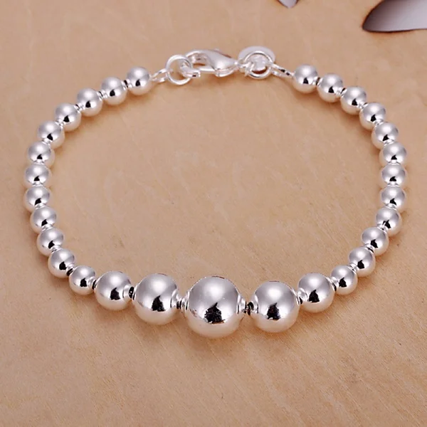 popular product Silver color Jewelry fashion women Chain beads Bracelets for women lady wedding party free shipping H165
popular product Silver color Jewelry fashion women Chain beads Bracelets for women lady wedding party free shipping H165