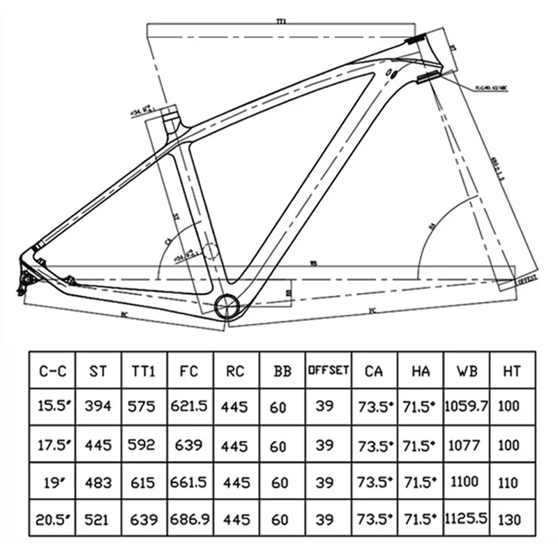 Full Carbon MTB Frame 29er Hard tail 160mm Disc Brake Mountain bike Frame Fit for 142*12mm/135*9mm Hub cross country MTB Frame
Full Carbon MTB Frame 29er Hard tail 160mm Disc Brake Mountain bike Frame Fit for 142*12mm/135*9mm Hub cross country MTB Frame