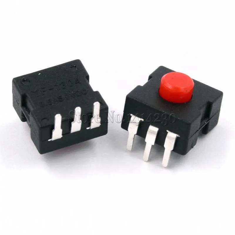 10Pcs 1212-223DB 12*12mm Bending Foot 3pins Red Button LED Flashlight Switch ON-OFF-ON-OFF
10Pcs 1212-223DB 12*12mm Bending Foot 3pins Red Button LED Flashlight Switch ON-OFF-ON-OFF