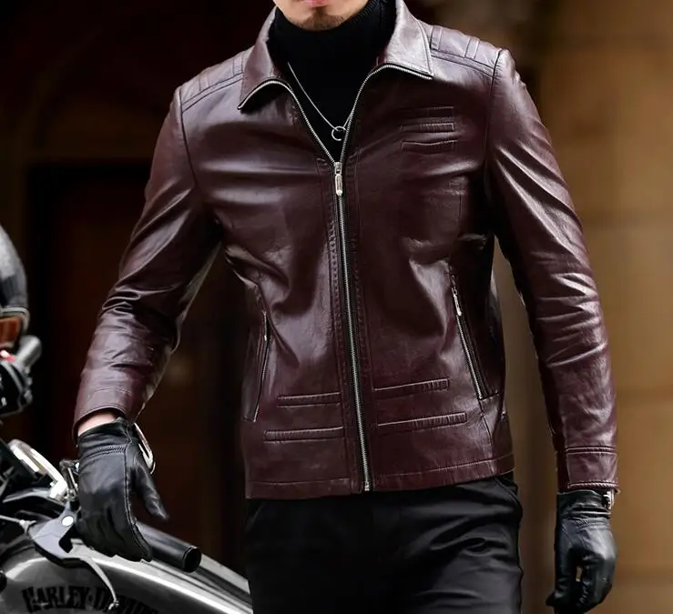 M-3XL HOT Winter Male New Fashion Cultivate One's Morality Artificial Leather Lapels Coat
M-3XL HOT Winter Male New Fashion Cultivate One's Morality Artificial Leather Lapels Coat