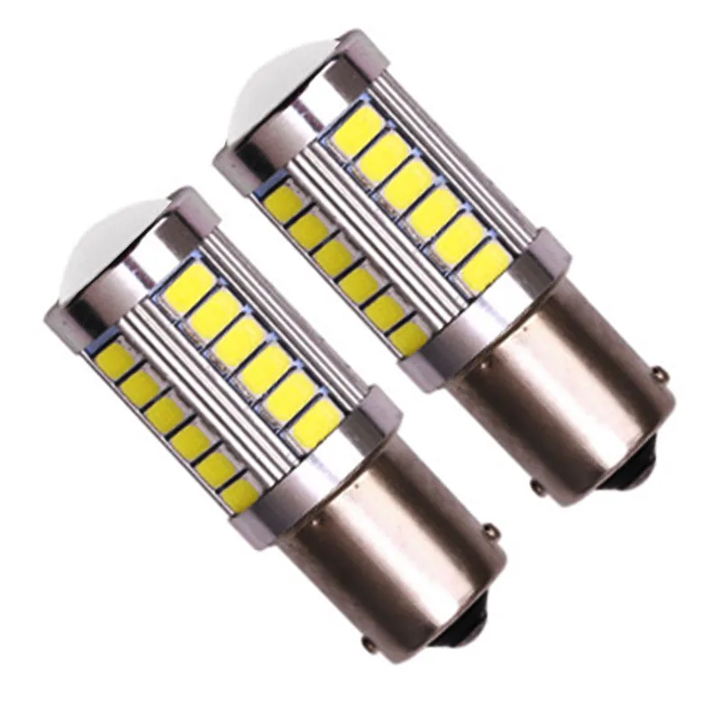 WTS 100pcs wholesale 1156 33SMD LED ba15s Auto tail Lamp Car Bulb 6000K 5630 LED Chip white red Reverse Light yellow turn lamp
WTS 100pcs wholesale 1156 33SMD LED ba15s Auto tail Lamp Car Bulb 6000K 5630 LED Chip white red Reverse Light yellow turn lamp