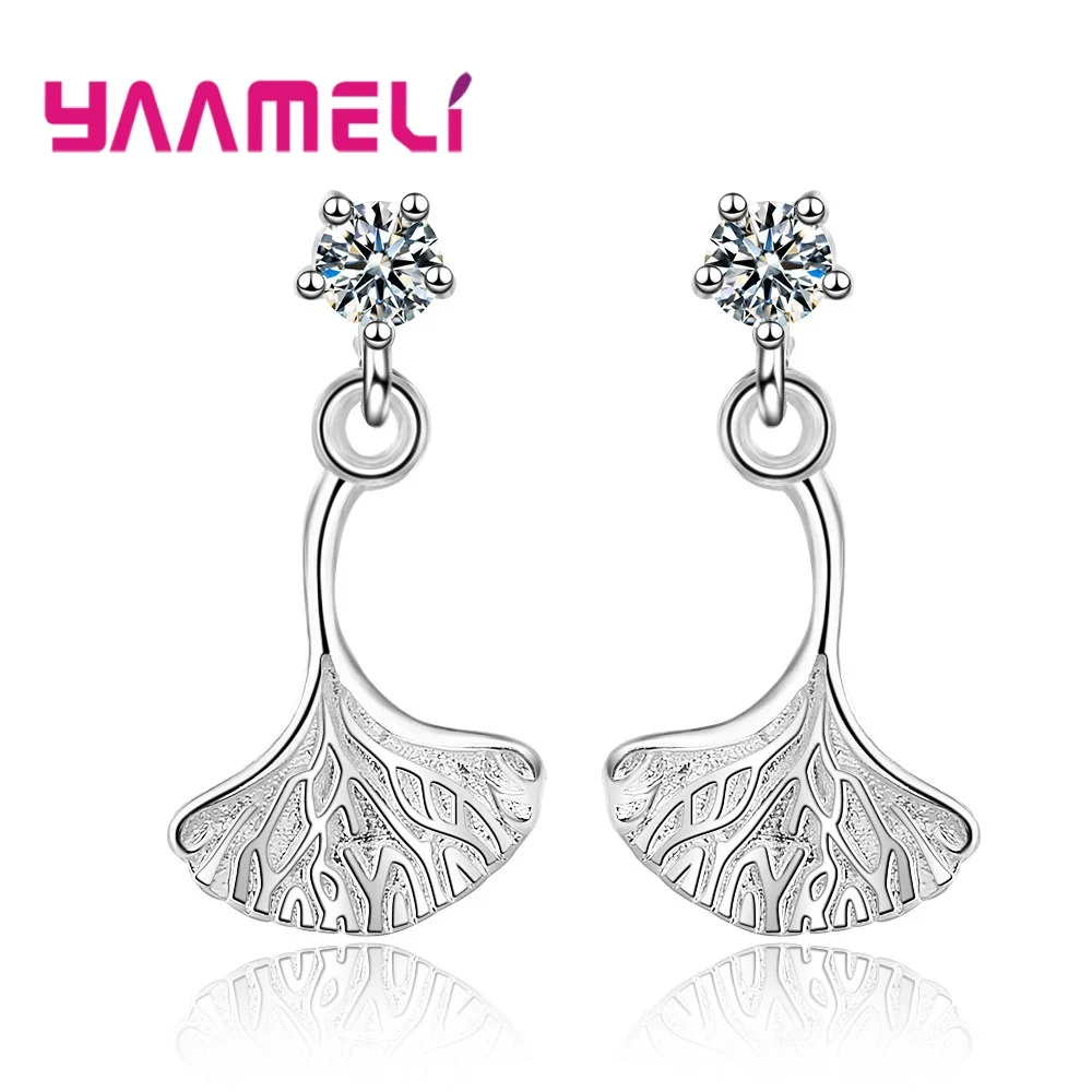 Shining 925 Silver Leaves Drop Dangle Earrings for Women Girls Handmade Prevent Allergy Wedding Engagement Accessories Top Sale
Shining 925 Silver Leaves Drop Dangle Earrings for Women Girls Handmade Prevent Allergy Wedding Engagement Accessories Top Sale