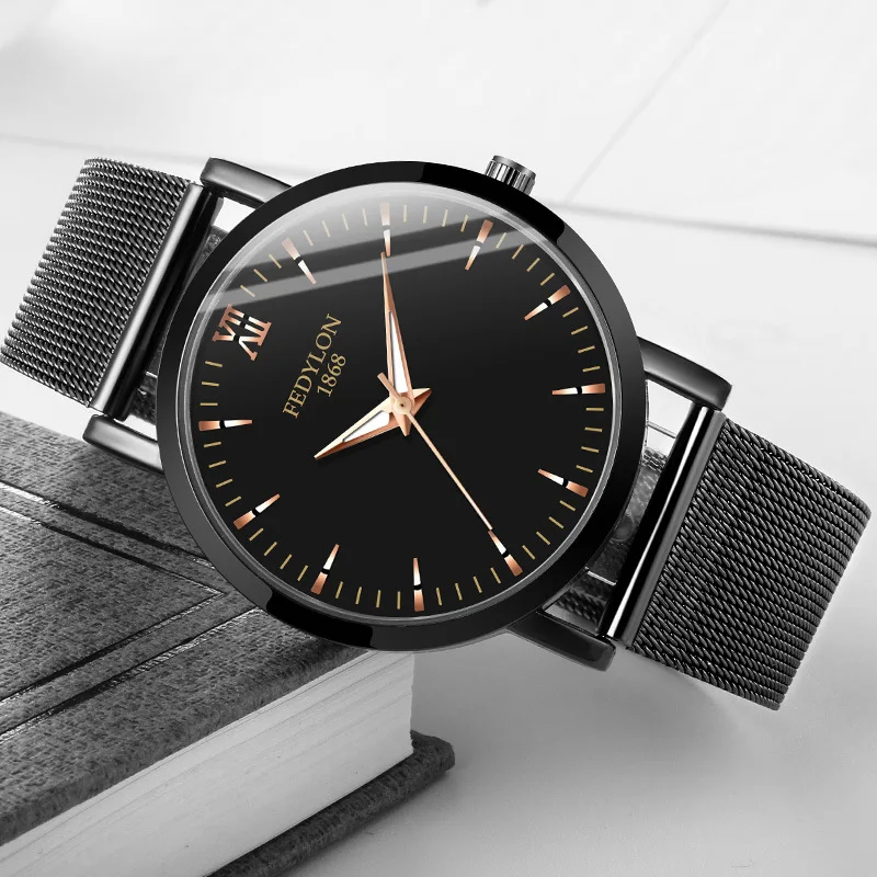 Dropshipping High Quality Black Steel Dial Watch Men Leather Waterproof Wristwatch Clock Japan Quartz Movement Saat Relogio
Dropshipping High Quality Black Steel Dial Watch Men Leather Waterproof Wristwatch Clock Japan Quartz Movement Saat Relogio