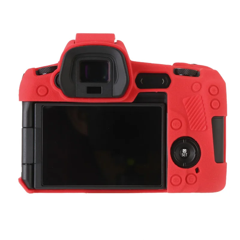 Резиновый силиконовый чехол мягкого корпуса для камеры Canon EOS R RP R6 R5 EOSR6 EOSR5 DSLR.
