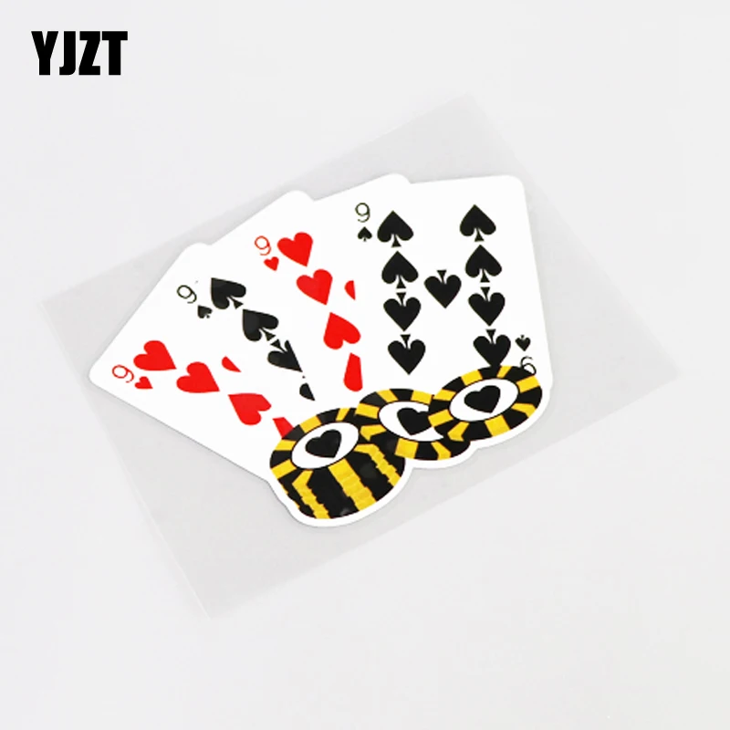 YJZT 12.5CM*9CM Interesting Motorcycle Car-styling Poker Car Sticker Decal PVC Accessories 13-0905
YJZT 12.5CM*9CM Interesting Motorcycle Car-styling Poker Car Sticker Decal PVC Accessories 13-0905