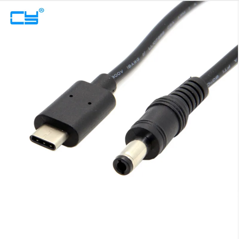 20 см USB 3 1 Тип C переменного тока в постоянный 5 2 мм Мощность штекер Удлинительный