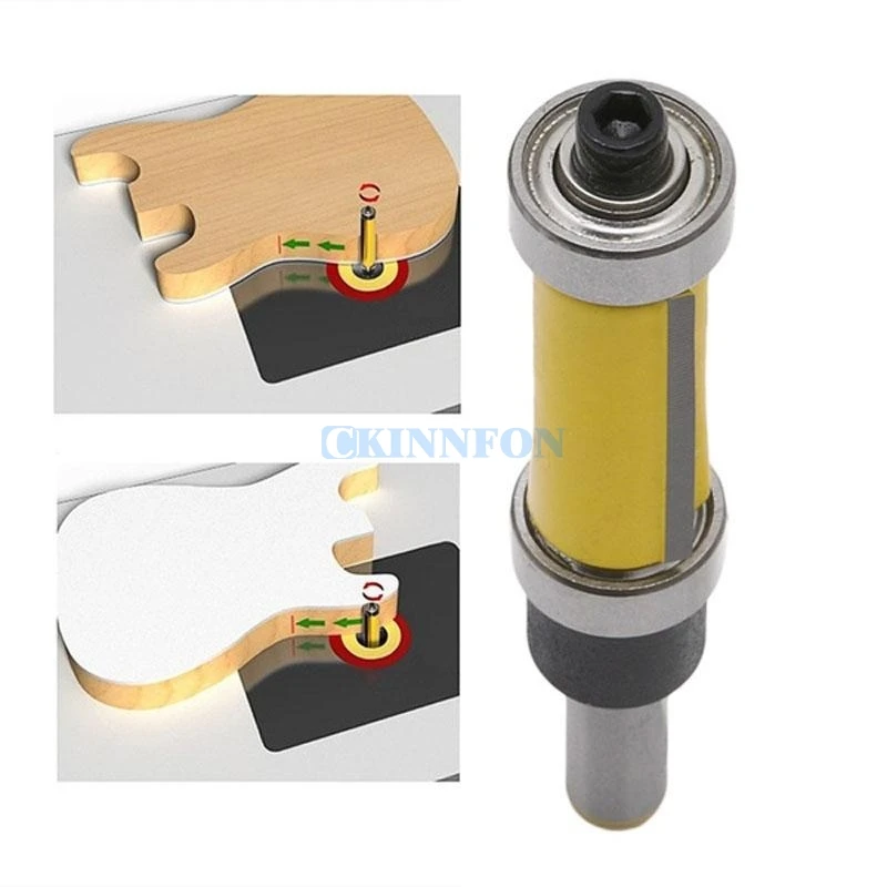 DHL 50PCS 1/4'' Shank Top &Bottom Bearing Flush Trim Router Bit For Woodworking
DHL 50PCS 1/4'' Shank Top &Bottom Bearing Flush Trim Router Bit For Woodworking