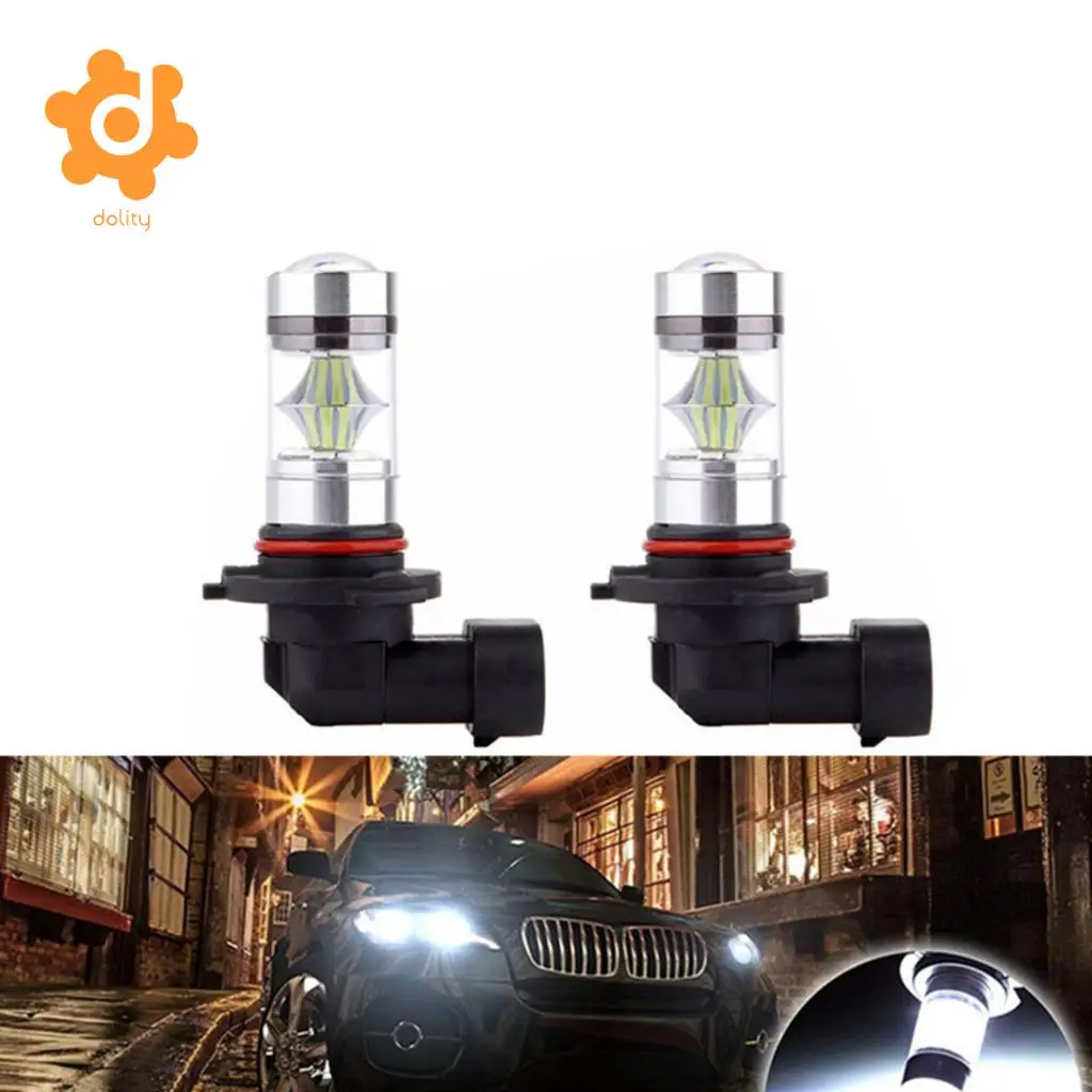 Baolaze пара H10 9145 2323 20LED 100 Вт Автомобильные противотуманные фары DRL 1200LM|drl light|driving