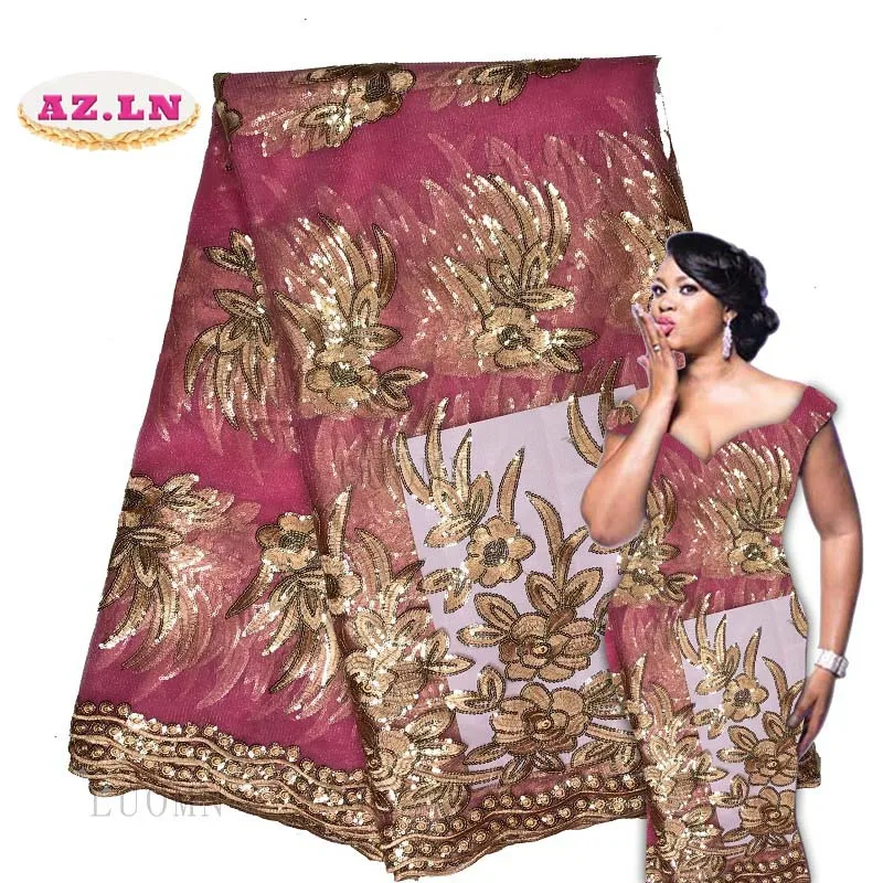 African Sequins Lace Fabric 2019 Embroidered Nigerian Net Laces Fabric Bridal High Quality French Tulle Lace Fabric A19-B2
African Sequins Lace Fabric 2019 Embroidered Nigerian Net Laces Fabric Bridal High Quality French Tulle Lace Fabric A19-B2