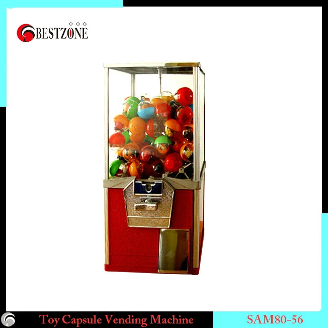 Candy Toy vending machine with metal construction and window tube for kid bouncing ball or plastic capsule with 45-56mm
Candy Toy vending machine with metal construction and window tube for kid bouncing ball or plastic capsule with 45-56mm