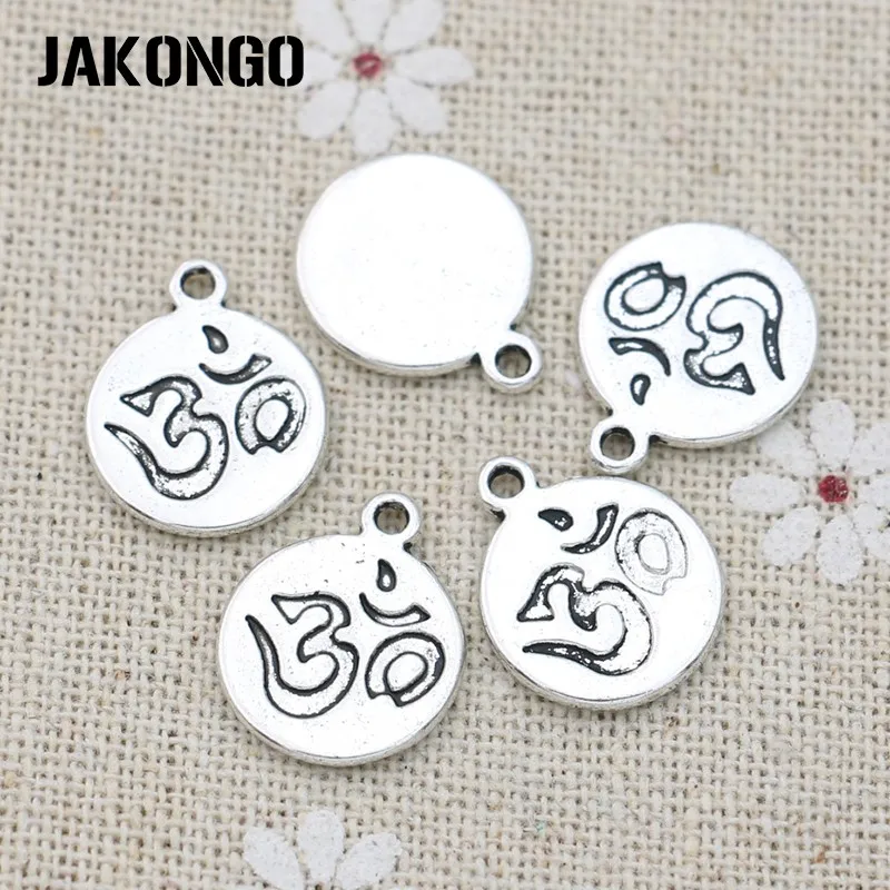 JAKONGO Antique Silver Plated Yoga Charms Pendants for Jewelry Making Bracelet DIY Accessories 16x13mm 20pcs/lot
JAKONGO Antique Silver Plated Yoga Charms Pendants for Jewelry Making Bracelet DIY Accessories 16x13mm 20pcs/lot