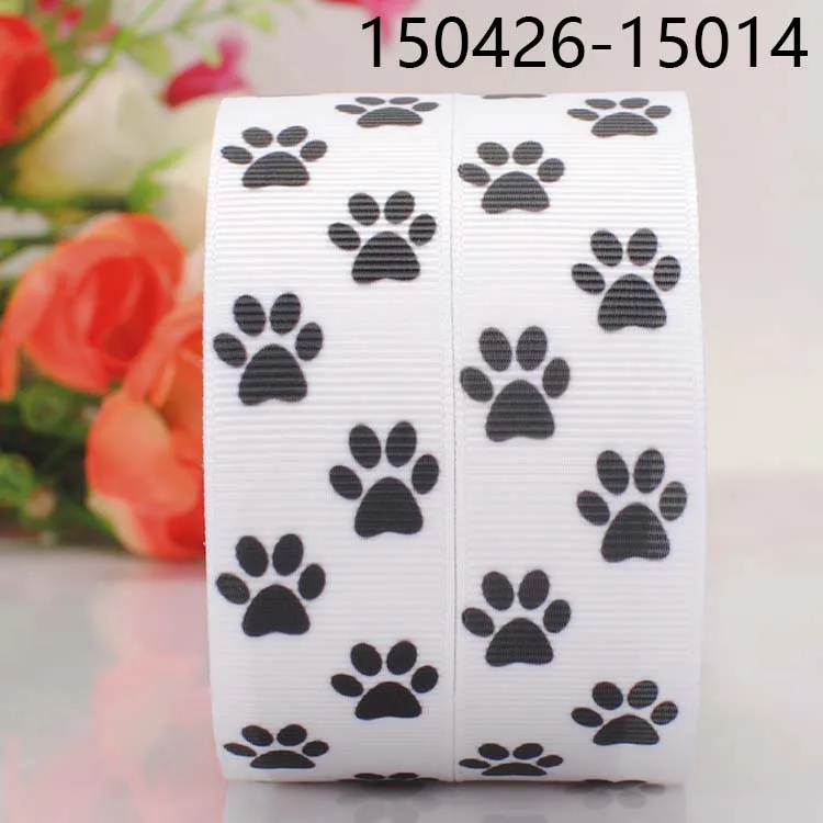 50 yards 7/8 " 22 mm black dog paw print grosgrain tape DIY handmade hairbow cartoon ribbon free shipping
50 yards 7/8 " 22 mm black dog paw print grosgrain tape DIY handmade hairbow cartoon ribbon free shipping