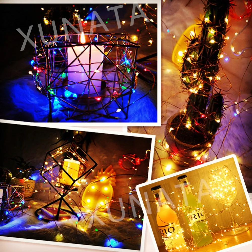 Cell Battery Powered 2M 20 Led 8 Colors Silver Copper Wire Mini Fairy String Christmas Light Lamp For Holiday Wedding Party
Cell Battery Powered 2M 20 Led 8 Colors Silver Copper Wire Mini Fairy String Christmas Light Lamp For Holiday Wedding Party