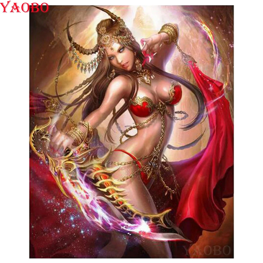 Full Square/Round Drill 5D DIY Diamond Painting Female warrior Japanese Anime Cross Stitch girl Embroidery Diamond Mosaic Decor
Full Square/Round Drill 5D DIY Diamond Painting Female warrior Japanese Anime Cross Stitch girl Embroidery Diamond Mosaic Decor