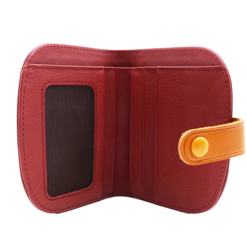 Genuine Leather Slim Women Wallets Female Coin Purse Panelled Color Hasp Small Thin Womens Wallet High Quality Lady Mini Walet
Genuine Leather Slim Women Wallets Female Coin Purse Panelled Color Hasp Small Thin Womens Wallet High Quality Lady Mini Walet