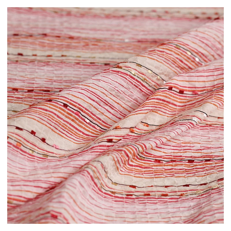 Pearlsilk Colour Stripe Jacquard Weave Cotton and Polyester Materials Spring Dress DIY clothes fabrics Freeshipping SALE Hot
Pearlsilk Colour Stripe Jacquard Weave Cotton and Polyester Materials Spring Dress DIY clothes fabrics Freeshipping SALE Hot