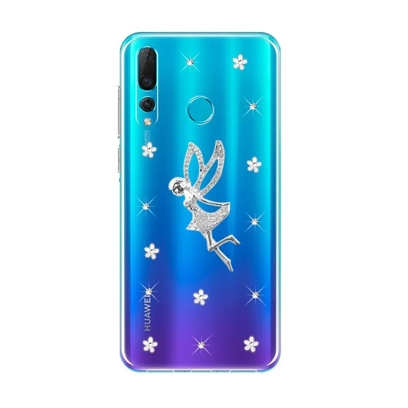 Чехол для Huawei Nova 5T Honor 9A 7A 8A 8X 8C прозрачный чехол с рисунком ангела P Smart Z 2019 2021 P20 lite