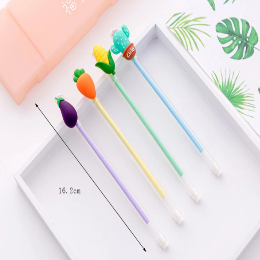1pcs/lot 0.5mm Black Color 3D Vegetables Plastic Gel Pen Students Signature Pen Party Favors Reward Gifts
1pcs/lot 0.5mm Black Color 3D Vegetables Plastic Gel Pen Students Signature Pen Party Favors Reward Gifts