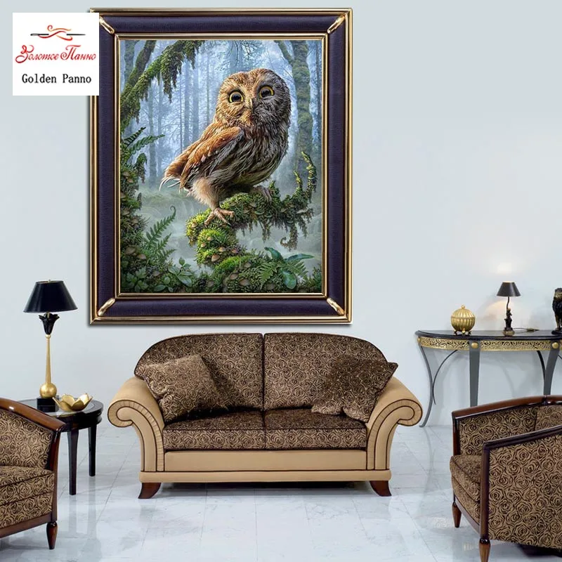 Golden Panno Needlework,Sets For full Embroidery kits,Home decor,Owl Animal Tree Cotton Thread,white canvas,Dmc,Diy,Cross stitch
Golden Panno Needlework,Sets For full Embroidery kits,Home decor,Owl Animal Tree Cotton Thread,white canvas,Dmc,Diy,Cross stitch