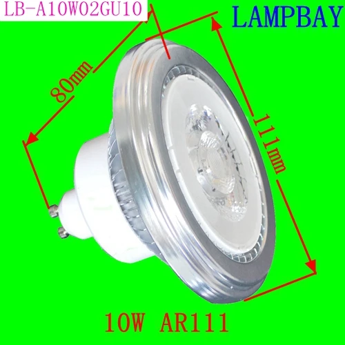 (4 Pack) Free Shipping LED AR111 lamp COB 10W GU10 85-265V 1000Lm replace to 100W halogen spotlight High quality QR111 bulb
(4 Pack) Free Shipping LED AR111 lamp COB 10W GU10 85-265V 1000Lm replace to 100W halogen spotlight High quality QR111 bulb