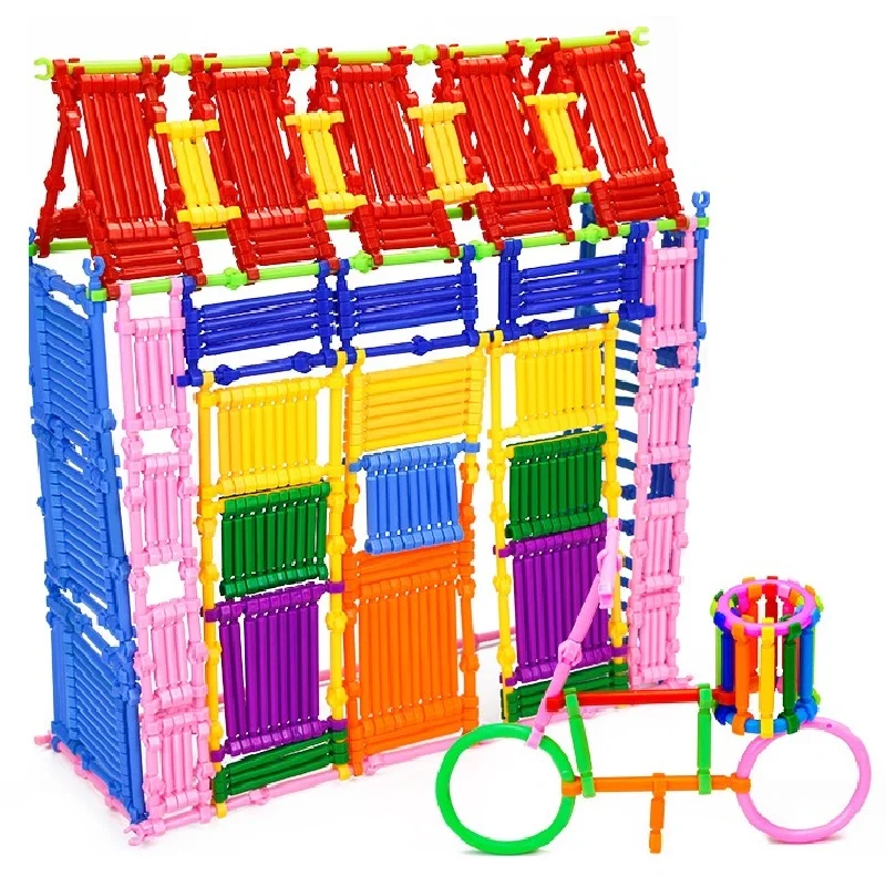500pcs Kids Creative Intelligence Sticks Blocks Assembled Plastic Educational Learning Building Blocks Toys Gift
500pcs Kids Creative Intelligence Sticks Blocks Assembled Plastic Educational Learning Building Blocks Toys Gift
