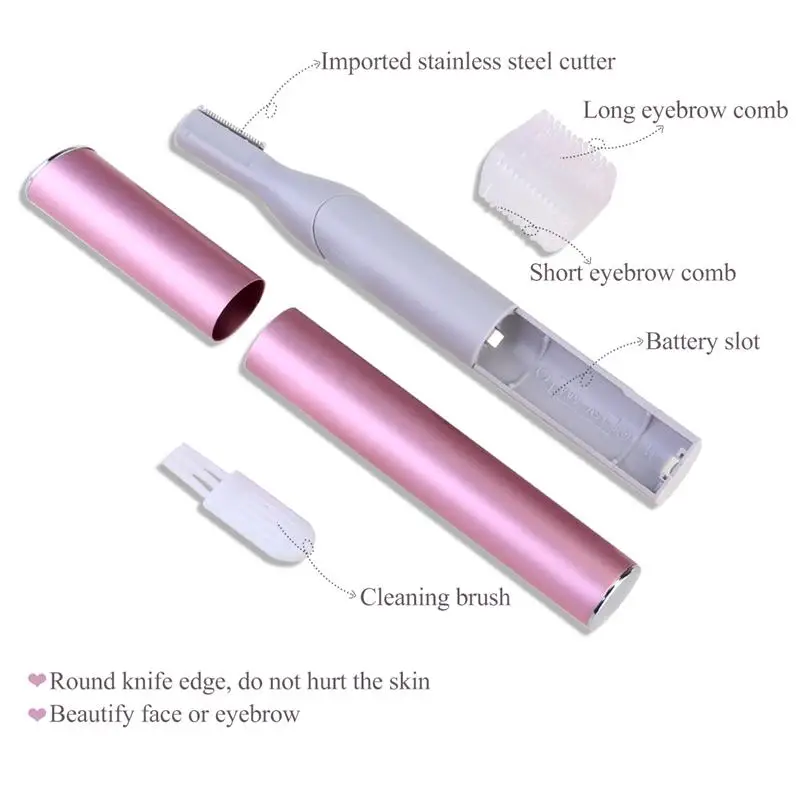 Portable Electric Eyebrow Shaper For Underarm Leg Body Face Hair Trimmer Lady Shaver Legs Eyebrow Shaper
Portable Electric Eyebrow Shaper For Underarm Leg Body Face Hair Trimmer Lady Shaver Legs Eyebrow Shaper