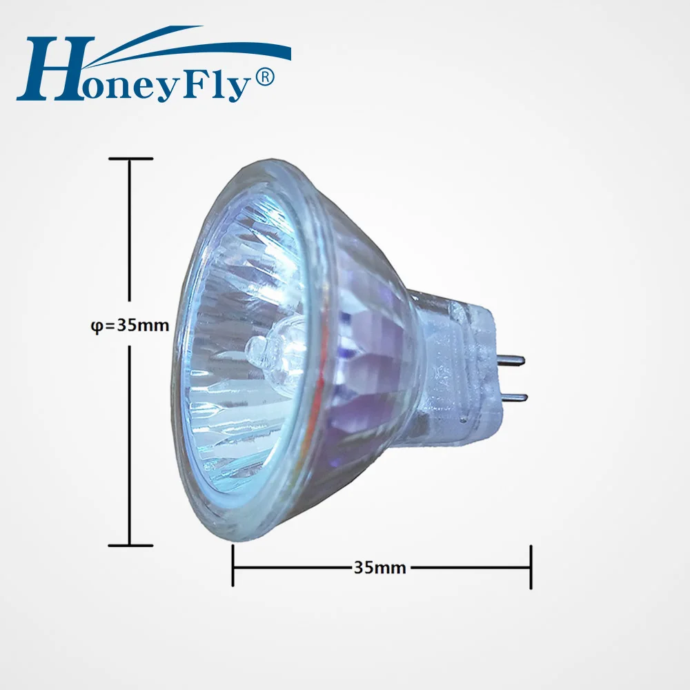 Галогенная лампа HoneyFly MR11 2 шт. 12 В 10 Вт/20 Вт 3000 К галогенная с регулируемой яркостью