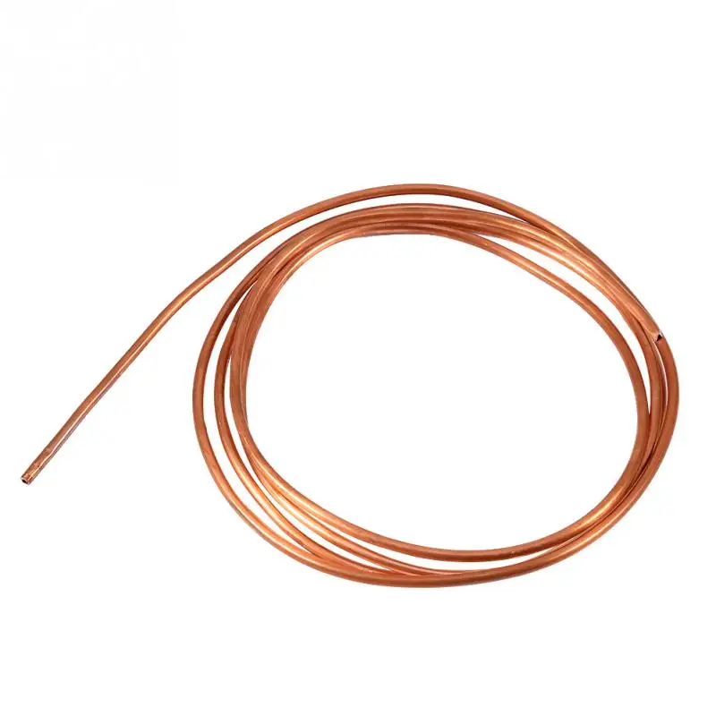 OD 4mm ID 3mm Soft Copper Tube Pipe for Refrigeration Plumbing Copper Round Tubing DIY Cooling System 2M
OD 4mm ID 3mm Soft Copper Tube Pipe for Refrigeration Plumbing Copper Round Tubing DIY Cooling System 2M