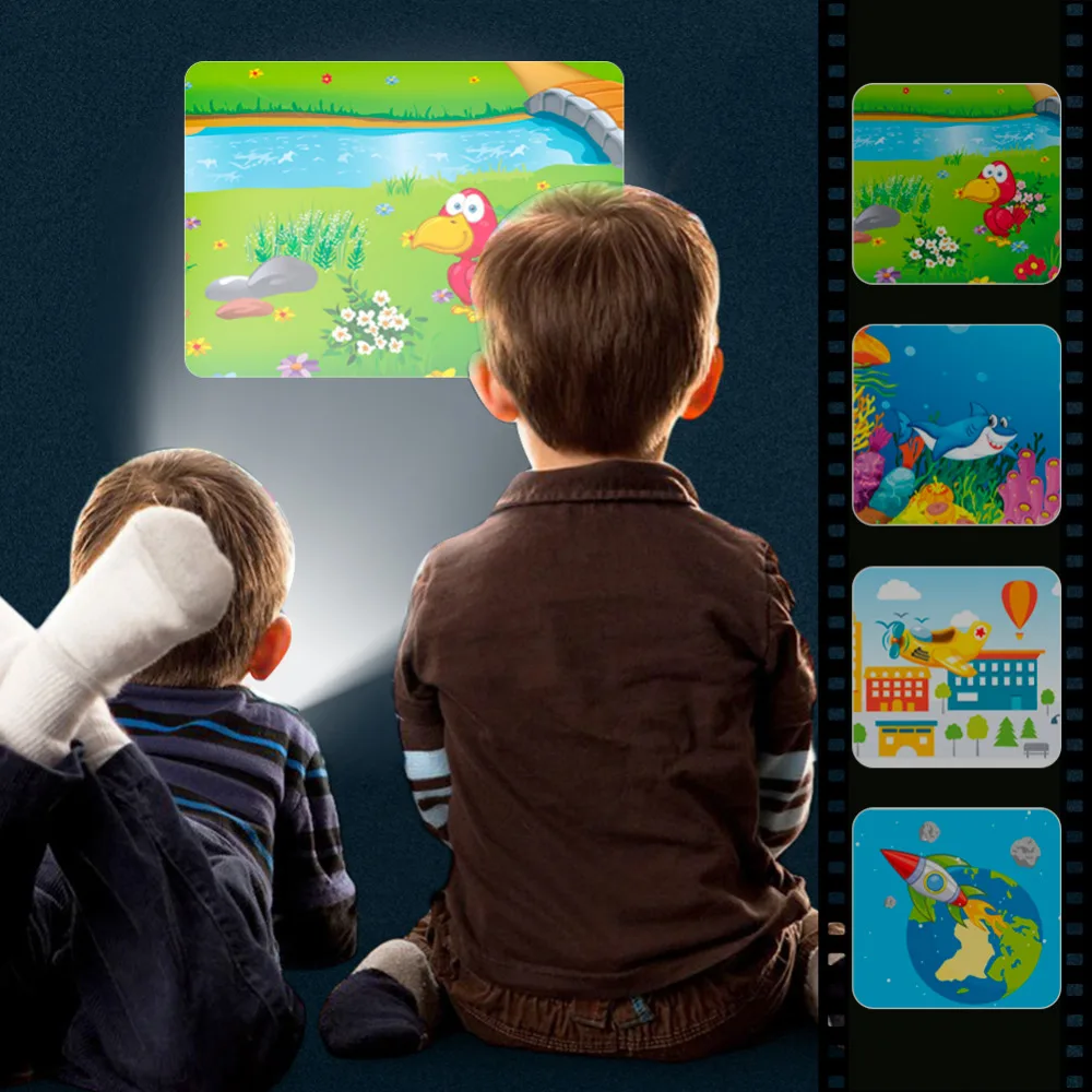 Baby Sleeping Projector Flashlight Toy Sleep Story Animal Slide Light-up Toy Early Developing Toy For Infants Children Kids
Baby Sleeping Projector Flashlight Toy Sleep Story Animal Slide Light-up Toy Early Developing Toy For Infants Children Kids