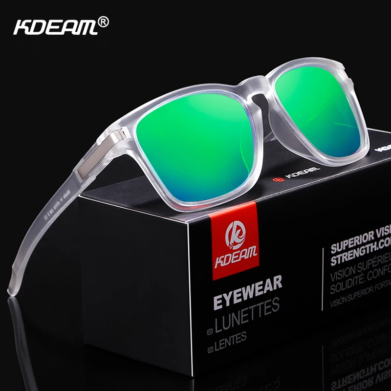 KDEAM Unisex-Fit Design Sunglasses Polarized Clean Look Shatter-resistant Sun Glasses Men Sport Shades lentes de sol
KDEAM Unisex-Fit Design Sunglasses Polarized Clean Look Shatter-resistant Sun Glasses Men Sport Shades lentes de sol