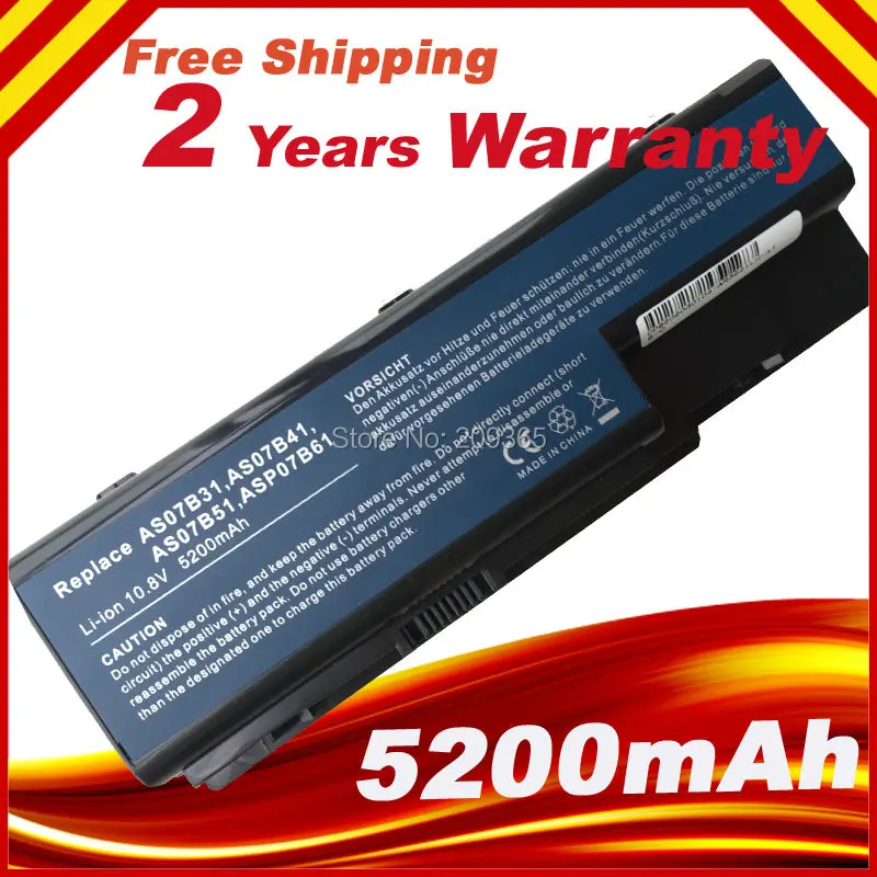 HSW 6cell Battery AS07B31 AS07B41 AS07B51 AS07B61 AS07B71 AS07B72 AS07B42 For Acer Aspire 5230 5235 5310 5315 5330 5520 5530
HSW 6cell Battery AS07B31 AS07B41 AS07B51 AS07B61 AS07B71 AS07B72 AS07B42 For Acer Aspire 5230 5235 5310 5315 5330 5520 5530