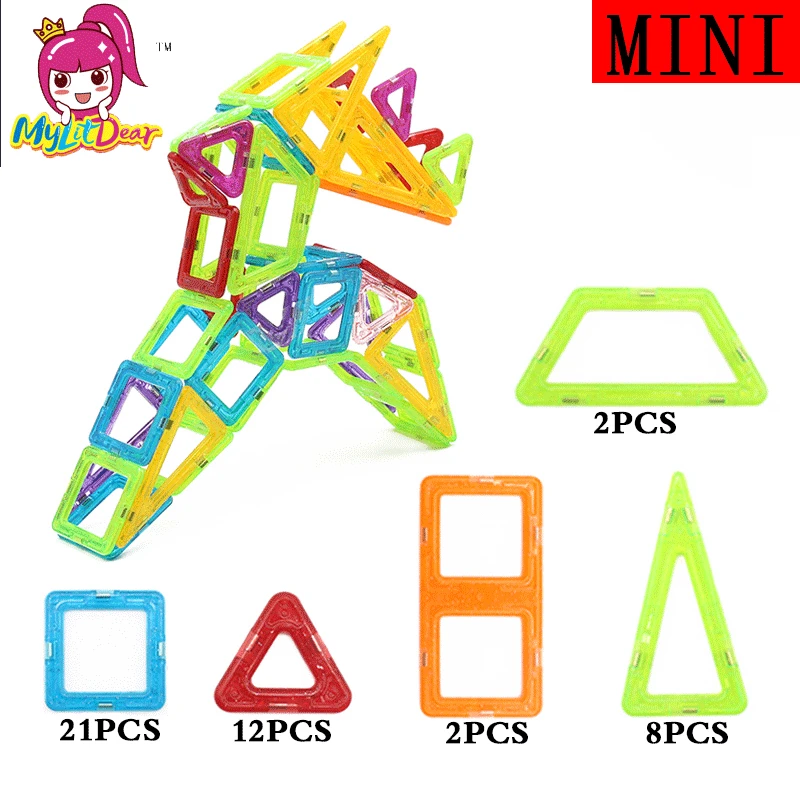 Игрушка Mylitdear, 45 шт., детские игрушки, пластмассовые Обучающие игрушки, магический магнитный Набор, магнитные строительные блоки, модели, мин...
Игрушка Mylitdear, 45 шт., детские игрушки, пластмассовые Обучающие игрушки, магический магнитный Набор, магнитные строительные блоки, модели, мин...