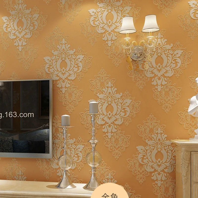 3 d bedroom non-woven wallpaper European rural Damascus, sitting room wall paper study TV background wallpaper
3 d bedroom non-woven wallpaper European rural Damascus, sitting room wall paper study TV background wallpaper