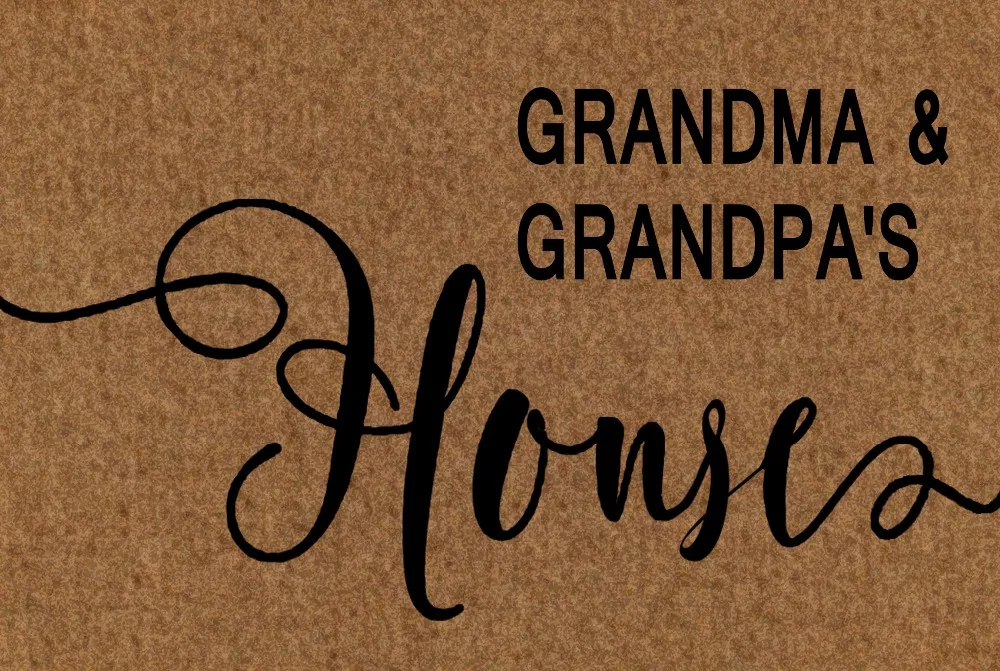 "Grandma & grandpa's" home Decorative front door mat mats outdoor entrance indoor funny doormat for entrance door outdoor
"Grandma & grandpa's" home Decorative front door mat mats outdoor entrance indoor funny doormat for entrance door outdoor