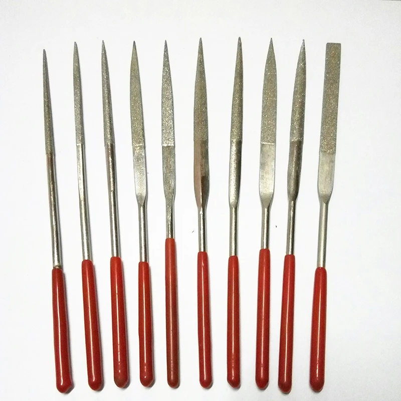 10 pieces 3*140mm needle file rasp Applicable glass cermet plastic diamond file jeweller Carving Craft Hand tools
10 pieces 3*140mm needle file rasp Applicable glass cermet plastic diamond file jeweller Carving Craft Hand tools