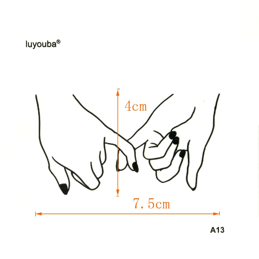Holding hands in love Waterproof Temporary Tattoos Men Henna Tattoo stickers Faux Tatouage Tatoo Temporary Stickers Harry styles
Holding hands in love Waterproof Temporary Tattoos Men Henna Tattoo stickers Faux Tatouage Tatoo Temporary Stickers Harry styles