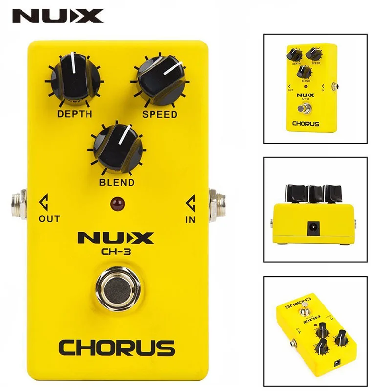 NUX CH 3 Гитары педаль эффектов Chorus низкий Шум BBD Правда Обход ra Аксессуары для