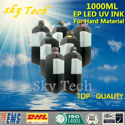LED UV INK 1000ML*7 ,UV ink FOR Epson printhead UV printer .for metal PVC KT Board PMMA etc hard materials,BK C M Y LC LM White
LED UV INK 1000ML*7 ,UV ink FOR Epson printhead UV printer .for metal PVC KT Board PMMA etc hard materials,BK C M Y LC LM White