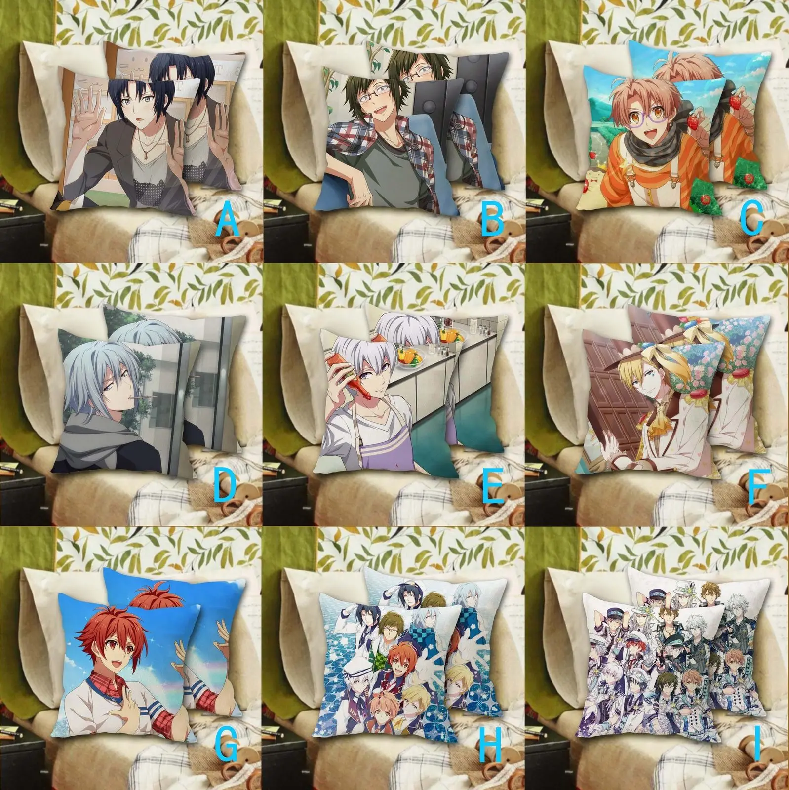 40*40 см музыкальная игра Idolish7 NIKAIDO YAMATO/IZUMI MITSUKI Подушка Dakimakura чехол для домашнего