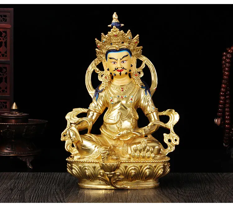 Special price 21CM large # HOME family Talisman Protection # Tibetan Buddhism Gilding Jambhala yellow fortune god Buddha statue
Special price 21CM large # HOME family Talisman Protection # Tibetan Buddhism Gilding Jambhala yellow fortune god Buddha statue