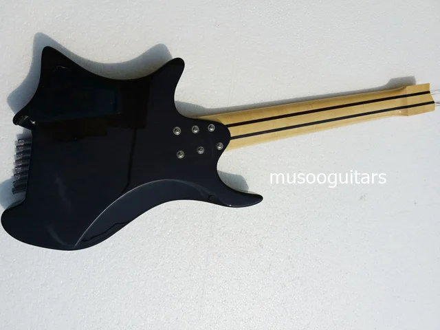 Musoo brand 8 струн fanned fret безголовая электрогитара | Спорт и развлечения