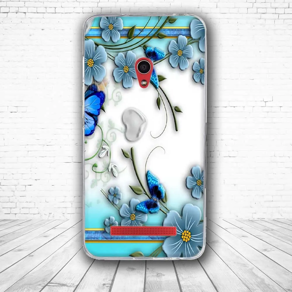 Case for Asus ZenFone 5 5.0 inch Soft Silicone Printing Back cover A500CG A501CG A500KL Couque Zenfone | Мобильные телефоны и